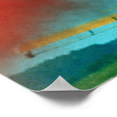 航空機の渦 ポスター (角)