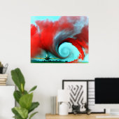 航空機の渦 ポスター (ホームオフィス)