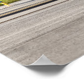 航空機の発動機及び発煙 ポスター (角)