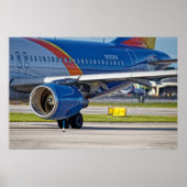 航空機の発動機及び発煙 ポスター (正面)