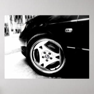 航空機の車輪- Saab 9-5 ポスター
