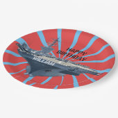 航空機の運送業者 ペーパープレート (アングル)