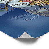 航空機の運送業者 ポスター (角)