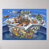 航空機の運送業者 ポスター (正面)