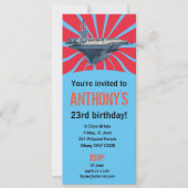 航空機の運送業者 招待状 (正面)