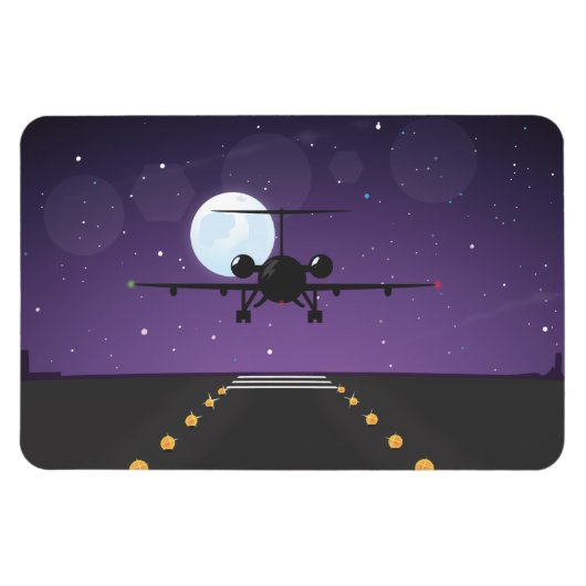 航空機の離陸 マグネット (横)