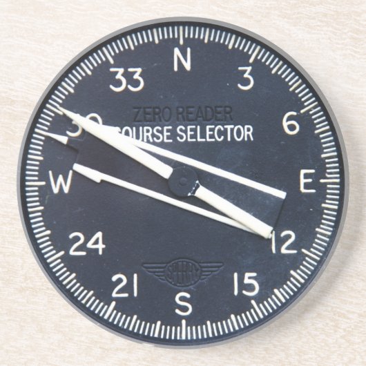 航空機の飛行機飛んでいるな飛行コースの楽器 コースター (正面)