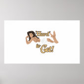 航空機の鼻アート懸命ギフトアイディア ポスター (正面)