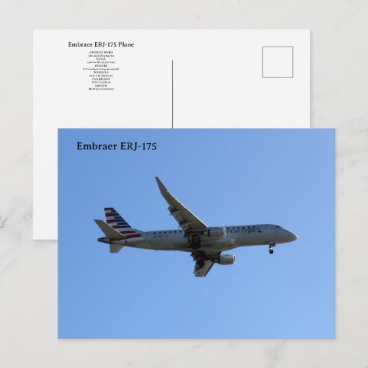 航空機を操縦 ポストカード (正面/裏面)