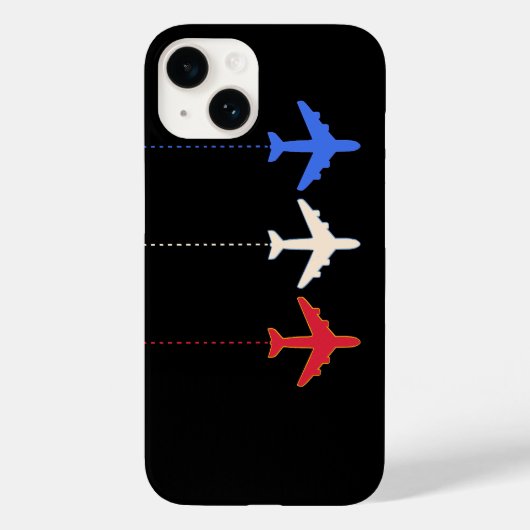 航空機を航空する Case-Mate iPhoneケース (裏面)