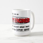 航空機エンジニア専門アドバイスクラシック: Mug 444ml コーヒーマグカップ (正面右)