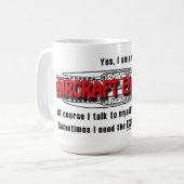 航空機エンジニア専門アドバイスクラシック: Mug 444ml コーヒーマグカップ (正面左)