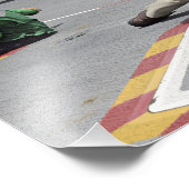 航空機キャリアに搭乗する射手 フォトプリント (角)