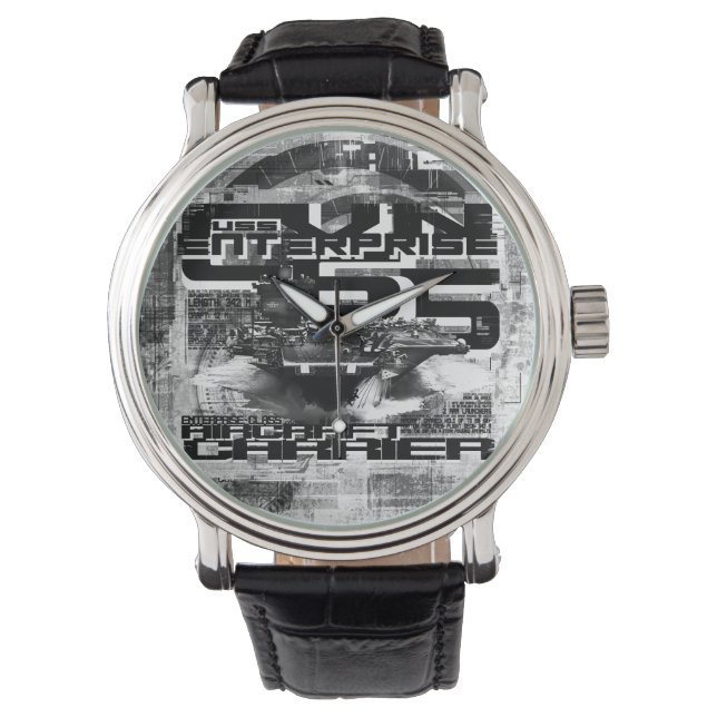 航空機キャリアのエンタープライズeWatch 腕時計 (正面)