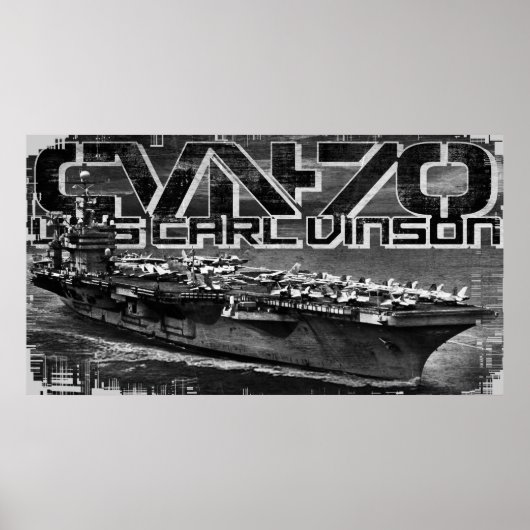 航空機キャリアのカール・ヴィンソンのポスター ポスター (正面)