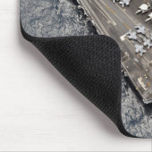 航空機キャリアの空中表示USSロナルドレーグ マウスパッド (コーナー)