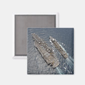 航空機キャリアの空中表示USSロナルドレーグ マグネット (正面/裏面)