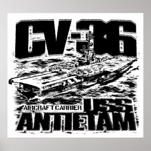 航空機キャリアアンティエタム ポスター