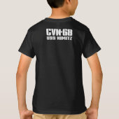 航空機キャリアニミッツのシャツ Tシャツ (裏面)