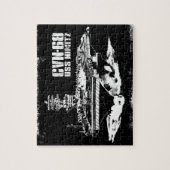 航空機キャリアニミッツ富士パズル ジグソーパズル (縦)