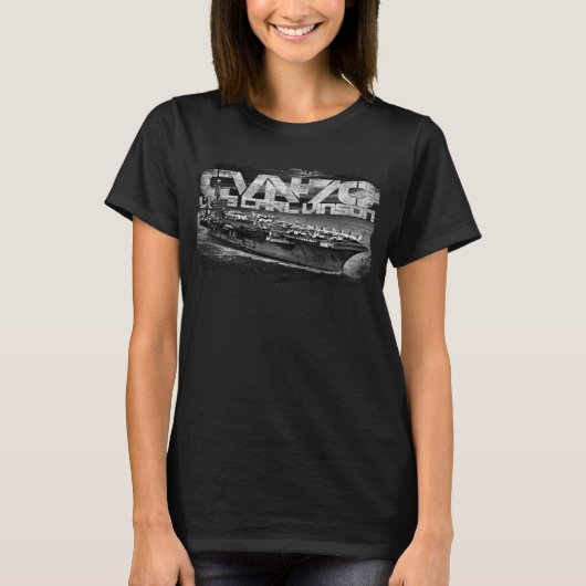 航空機キャリアCarl Vinson Tシャツ (正面)