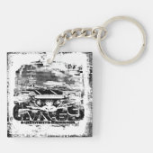 航空機キャリアD.D.アイゼンハワーアクリルキーチェーン キーホルダー (裏面)