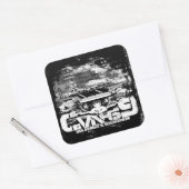 航空機キャリアDwight D. Eisenhowerシール スクエアシール (封筒)