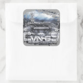 航空機キャリアDwight D. Eisenhowerシール スクエアシール (バッグ)