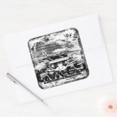 航空機キャリアDwight D. Eisenhowerシール スクエアシール (封筒)