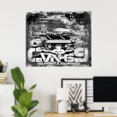 航空機キャリアDwight D. Eisenhowerポスター ポスター (ホームオフィス)