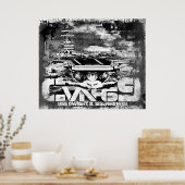 航空機キャリアDwight D. Eisenhowerポスター ポスター (キッチン)