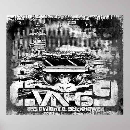 航空機キャリアDwight D. Eisenhowerポスター ポスター (正面)