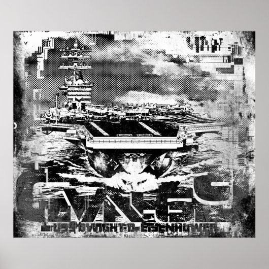 航空機キャリアDwight D. Eisenhowerポスター ポスター (正面)