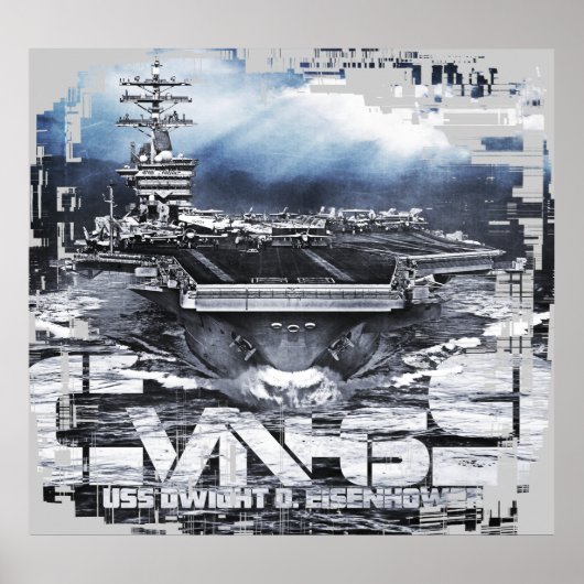 航空機キャリアDwight D. Eisenhowerポスター ポスター (正面)