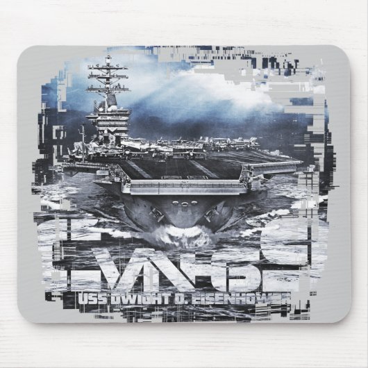 航空機キャリアDwight D. Eisenhowerマウスパッド マウスパッド (正面)