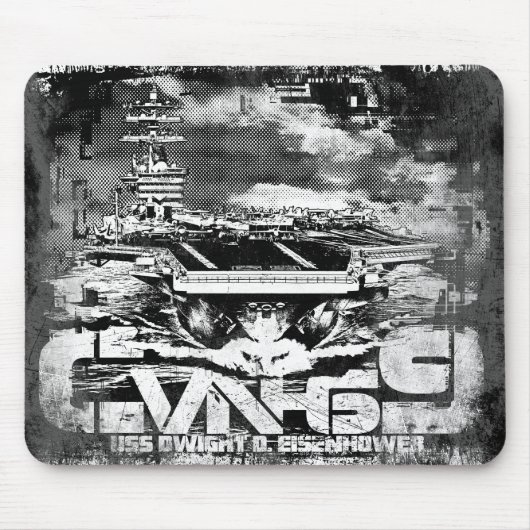 航空機キャリアDwight D. Eisenhowerマウスパッド マウスパッド (正面)