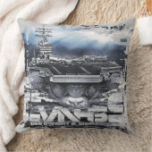 航空機キャリアDwight D. Eisenhower装飾用クッション クッション (ブランケット)