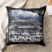 航空機キャリアDwight D. Eisenhower装飾用クッション クッション (ブランケット)