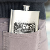 航空機キャリアJohn C. Stennis クラシック Flask フラスク (インサイチュ)