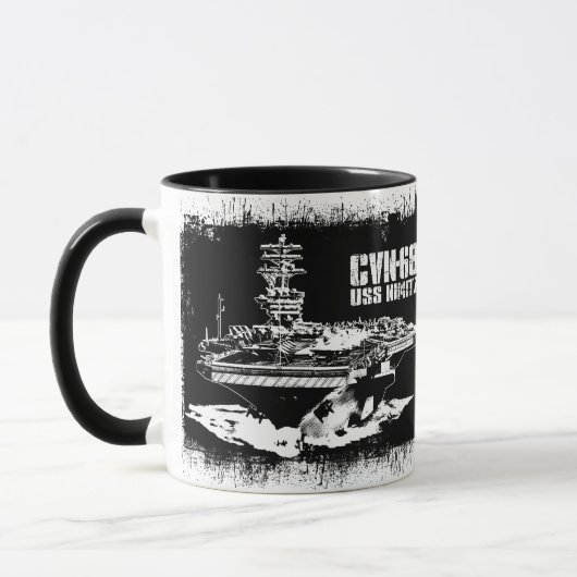 航空機キャリアNimitz Mug マグカップ (左)