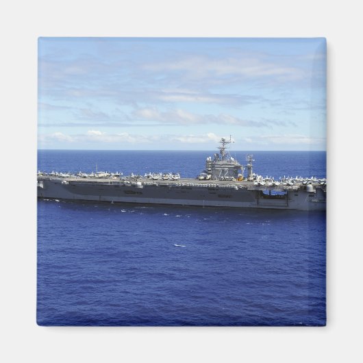 航空機キャリアUSSエイブラハム・リンカーン2 マグネット (正面)