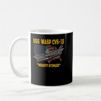 航空機キャリアUSS Wasp CVS18退役軍人デイファト コーヒーマグカップ