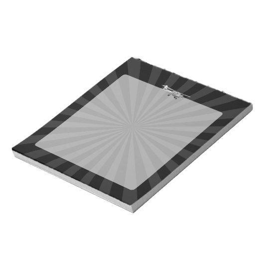 航空機クラシックセスナシルエット日が差すこと ノートパッド (回転)