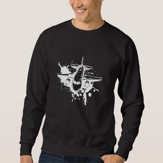 航空機グラフィティ航空 スウェットシャツ (正面)