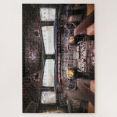 航空機コックピット ジグソーパズル (縦)