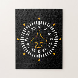 航空機コンパス飛行楽器 ジグソーパズル