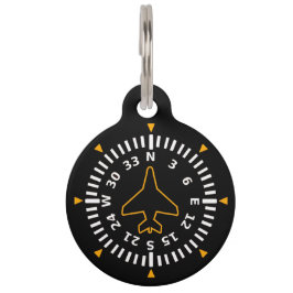 航空機コンパス飛行楽器 ペット　ネームタグ