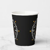 航空機コンパス飛行楽器 紙コップ (左)