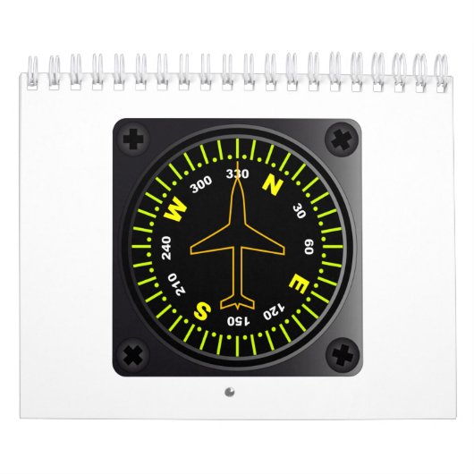 航空機コンパス カレンダー (カバー)