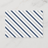 航空機シャワーリクエスト用男の赤ちゃん旅行簿 エンクロージャーカード (裏面)